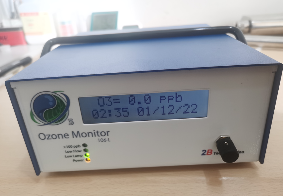 如何更改臭氧檢測儀内部溫度、壓力、臭氧單位